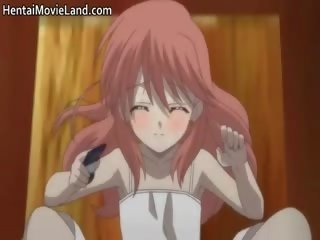 Niewinny trochę anime brunetka laska część 2
